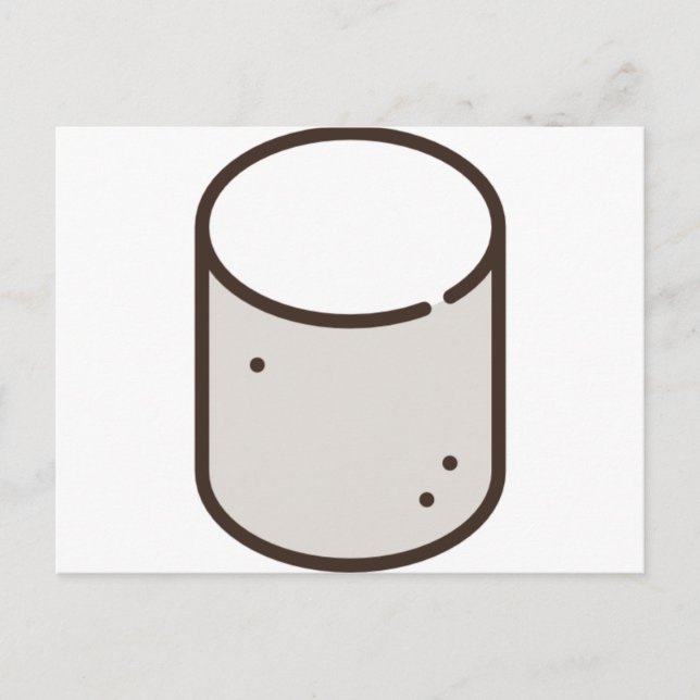 marshmallow vykort (Framsida)