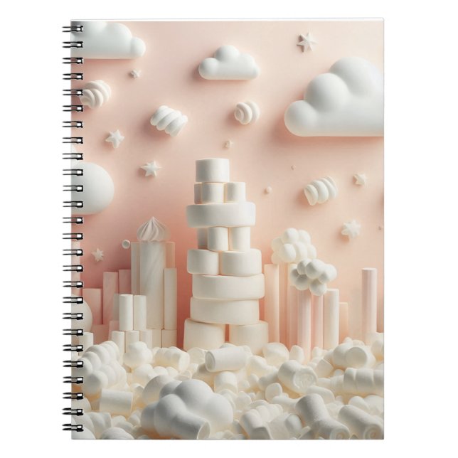 marshmallow world anteckningsbok (Framsidan)