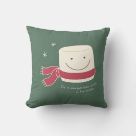 Marshmallowen och den varma chokladhelgdag kudder kudde