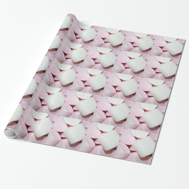 marshmallows presentpapper (Utrullad)