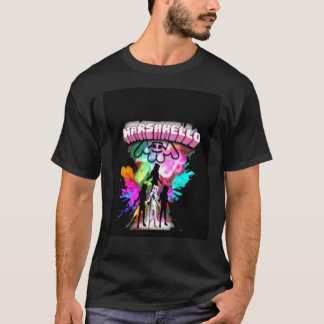Marshmello Shadow Färg Graphic T Shirt