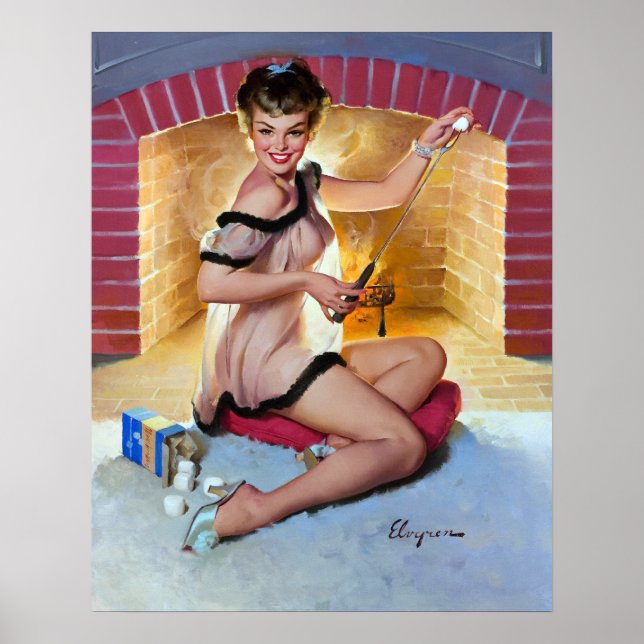 Marshmellow Party Pin Up Poster (Framsidan)