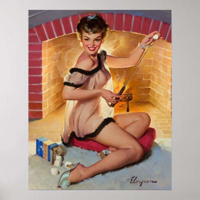 Marshmellow Party Pin Up Poster (Framsidan)