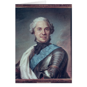 Marskalk Maurice de Saxe Hälsningskort
