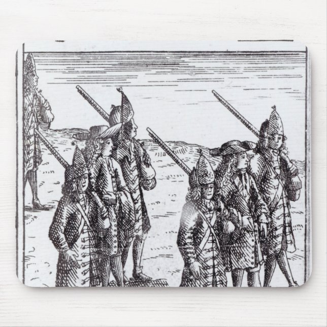 Marskalk Tallard och andra franska Generals Musmatta (Framsidan)