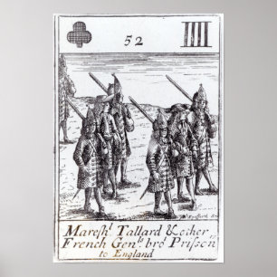 Marskalk Tallard och andra franska Generals Poster