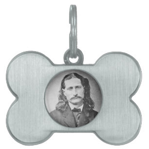 Marskalk Wild Bill Hickok gammal västern revolverm ID-bricka Husdjur