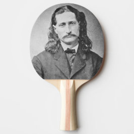 Marskalk Wild Bill Hickok gammal västernganjtävlar Pingisracket