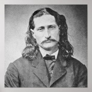 Marskalk Wild Bill Hickok Old West-pistolero Poster