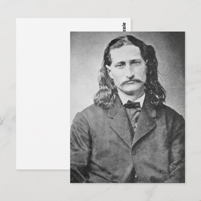 Marskalk Wild Bill Hickok Old West-pistoljärn Vykort (Fram/baksida)