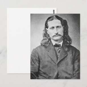 Marskalk Wild Bill Hickok Old West-pistoljärn Vykort