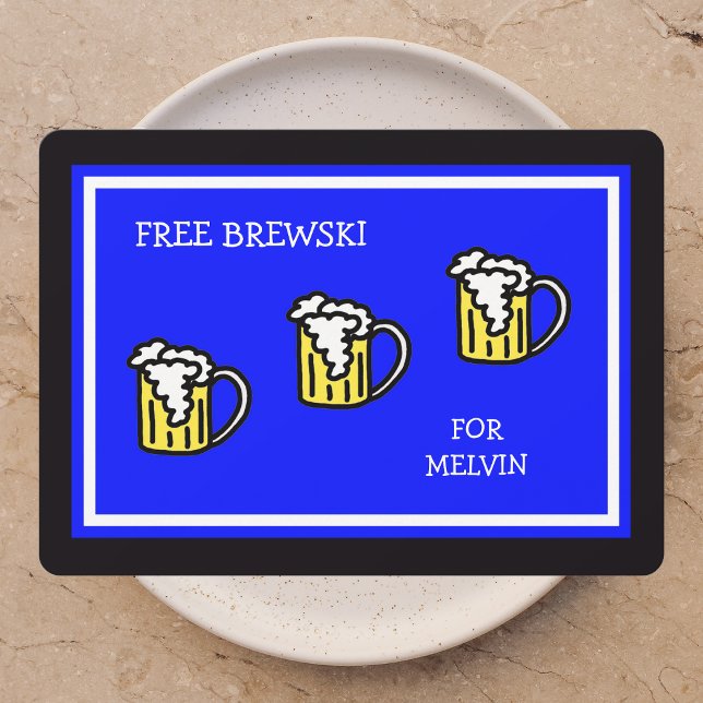 Marskalkar Blue med Brewski Inbjudningar (Skapare uppladdad)