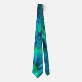 Marskalkar Bröllop Tie Dye Mönster Slips
