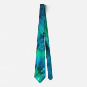 Marskalkar Bröllop Tie Dye Mönster Slips