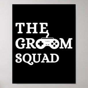 Marskalkar för Groom Squad Bröllop Bachelor Party- Poster