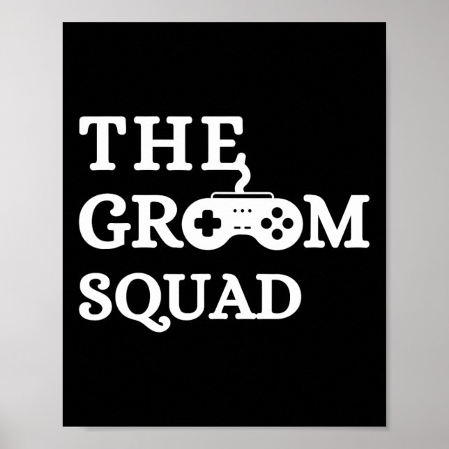 Marskalkar för Groom Squad Bröllop Bachelor Party- Poster (Framsidan)
