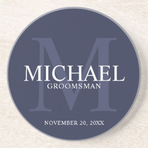 Marskalkar för marinblå Personlig Underlägg