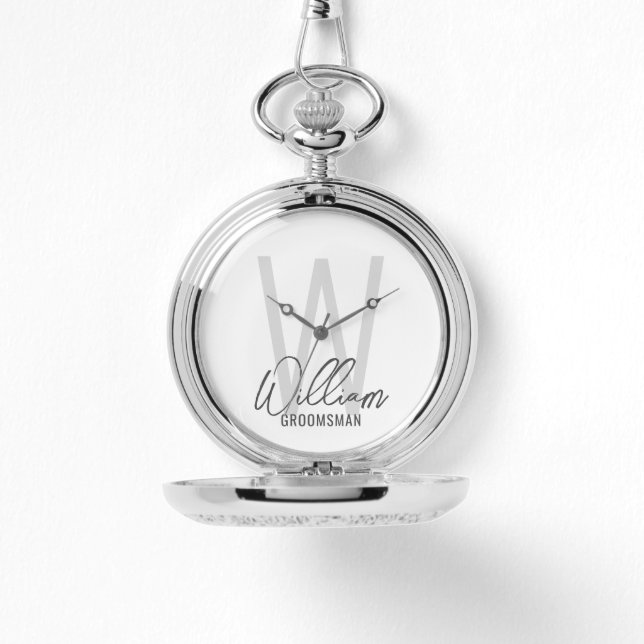 Marskalkar för modern skriptPersonlig Armbandsur (Framsida)