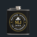 Marskalkar för Personlig av Logotyp för western Co Fickplunta<br><div class="desc">Personliger för marskalkar med westernt cowboytema. Dekorerad med cowboyhatt med vintagens westerna typsnitt. Text och färg kan redigeras med hjälp av Design Verktyg för att passa tillfälle. Skaffa den här anpassade presenten för bröllop,  reklamfest,  förlovningsfest eller andra specialtillfällen.</div>