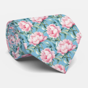 Marskalkar för Rosa Peony-Blommigt Slips