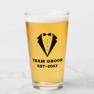 Marskalkar Frieri glas, Personligen Team Groom Glaskopp