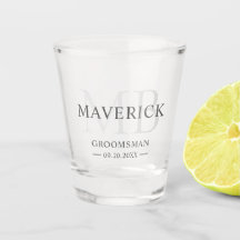 Marskalkar Gäller Modern Trendig Monogram Initiale