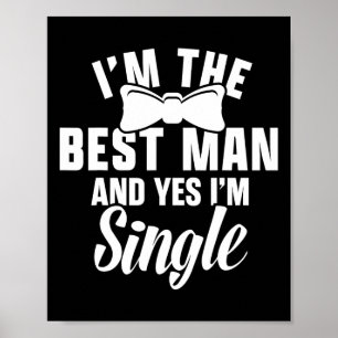 Marskalkar Groom Squat Manar Bachelor Supplies Par Poster