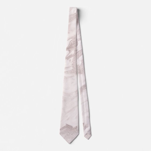 Marskalkar Muted Ro Marcular Bröllop Neck Tie Slips (Framsida)