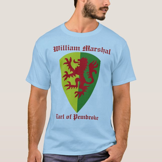 Marskalkskjorta för herr William Tee Shirt (Framsida)