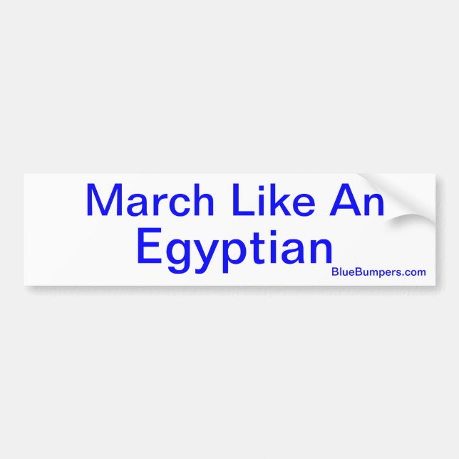 Marsnågot liknande en egyptier bildekal (Framsidan)