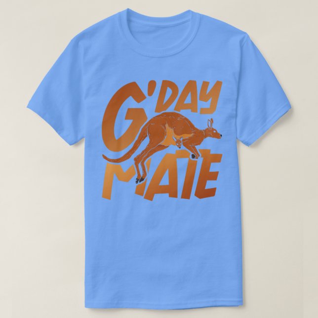 Marsupial Australian Animal Kangaroo T Shirt (Design framsida)