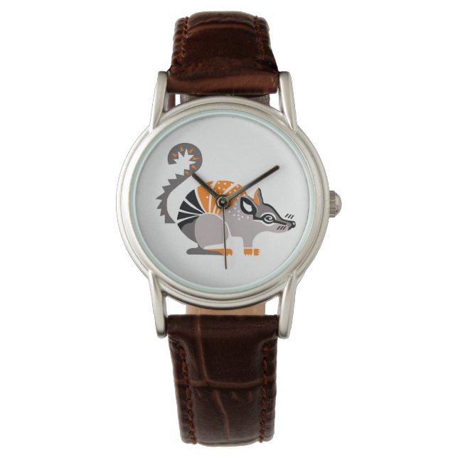 Marsupial - NUMBAT - Farligt djur - Vilt Armbandsur (Framsida)