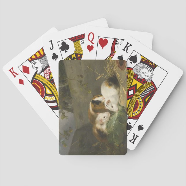 Marsvin (av George Morland) Casinokort (Baksidan)