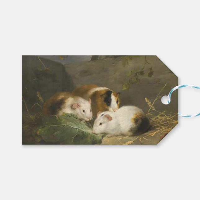 Marsvin (av George Morland) Presentetikett (Framsidan (Horisontell))