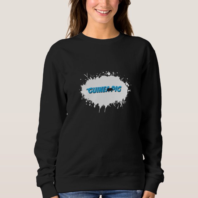 Marsvin Djur Roligt Splash T Shirt (Framsida)