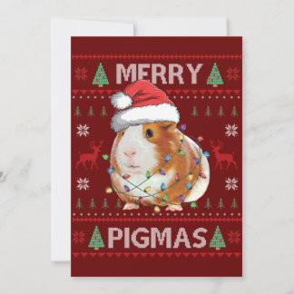 Marsvin Fulständig Jultröja Glad Pigmas Inbjudningar
