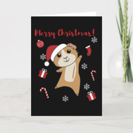 Marsvin jul vinterdjur helgkort