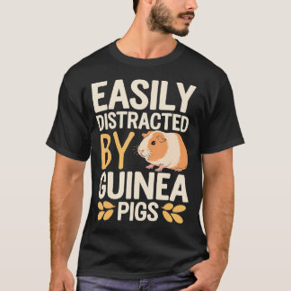 Marsvin Skämt Lätt Distraherade Av Marsvin T Shirt