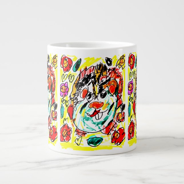 Marsvin sött  jumbo mugg (Framsidan)