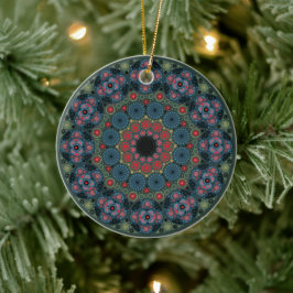 Mart Birthstone Bloodstone Mandala Ornament