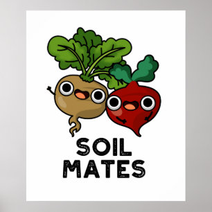 Mart Mates Funny Beet Root Pun Poster