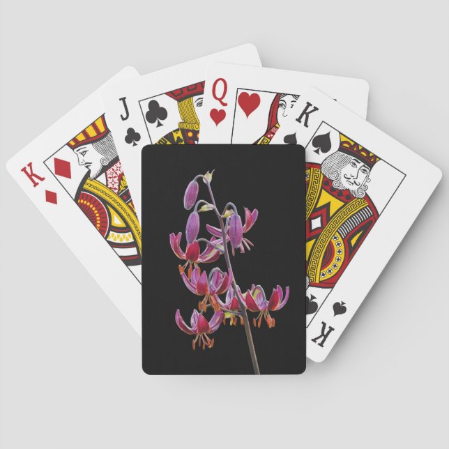Martagonlilja Casinokort (Baksidan)