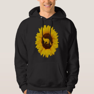 Marten för kvinnor Manar mustelid Animal Solros Hoodie