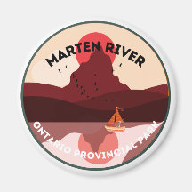 Marten River Ontario Province Park Magnet