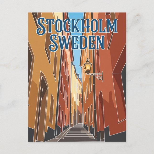 Mårten Trotzigs Gränd Sverige Vykort (Framsida)
