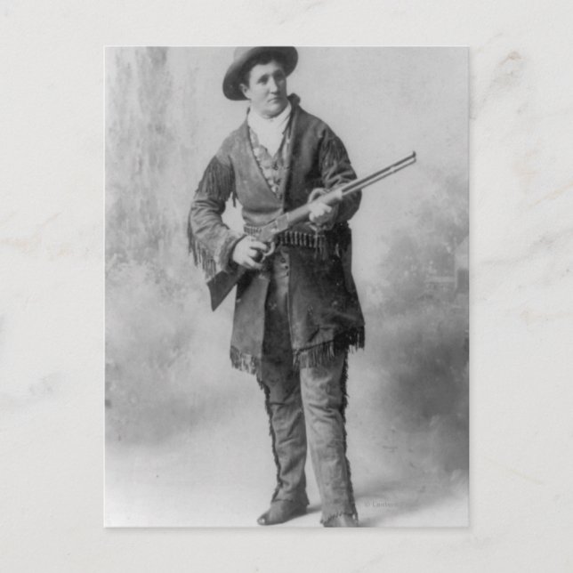 Martha Canary ’Calamity Jane’ Vykort (Framsida)