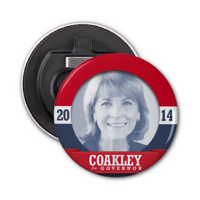 MARTHA COAKLEY KAMPANJ FLASKÖPPNARE (Framsidan)
