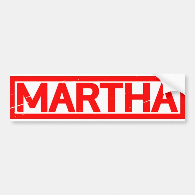Martha Frimärke Bildekal (Framsidan)