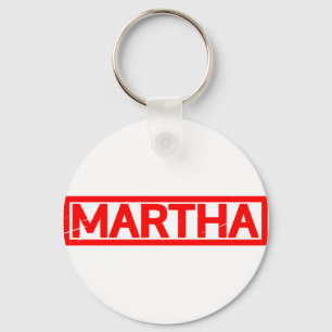 Martha Frimärke Nyckelring