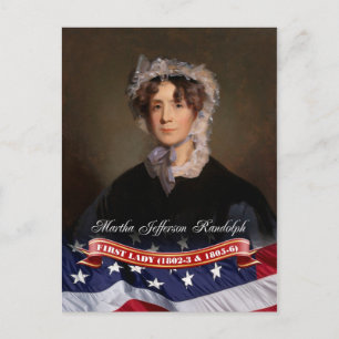 Martha Jefferson Randolph, First Dam i USA Vykort